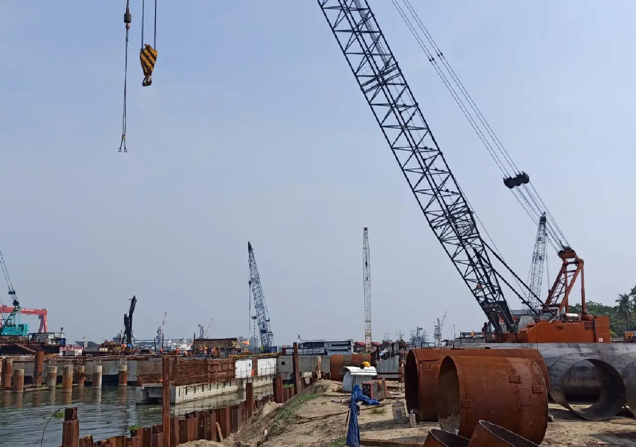 Re-construction of Navel North Jetty-Ernakulam